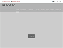 Tablet Screenshot of blac-rac.com